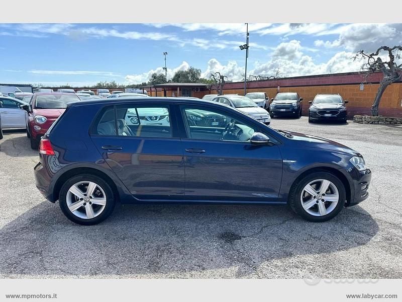 Usata VW Golf VII Comfortline 110 CV (80 kW) 2015 Blu Berlina