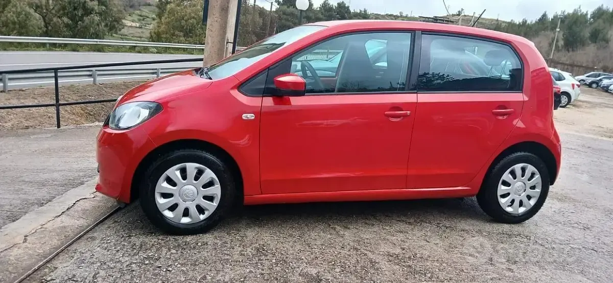 Usata Skoda Citigo G-TEC Ambition 68 CV (50 kW) 2015 Rosso Utilitaria