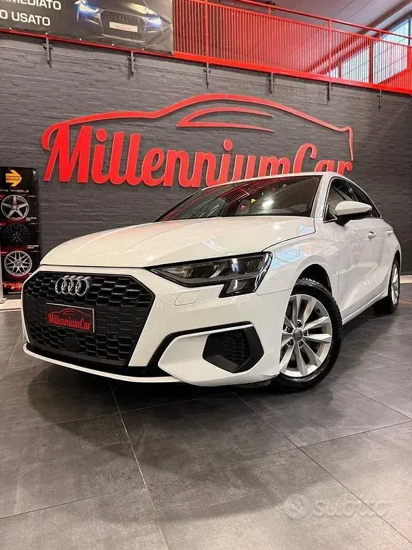Usata Audi A3 Premium 150 CV (110 kW) 2020 Bianco Berlina