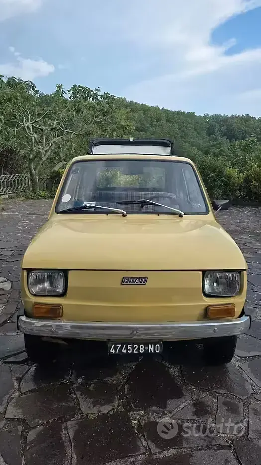 Usata Fiat 126 24 CV (17 kW) 1982 Giallo Utilitaria
