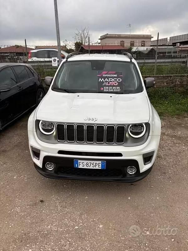 Usata Jeep Renegade 120 CV (88 kW) 2019 Bianco SUV