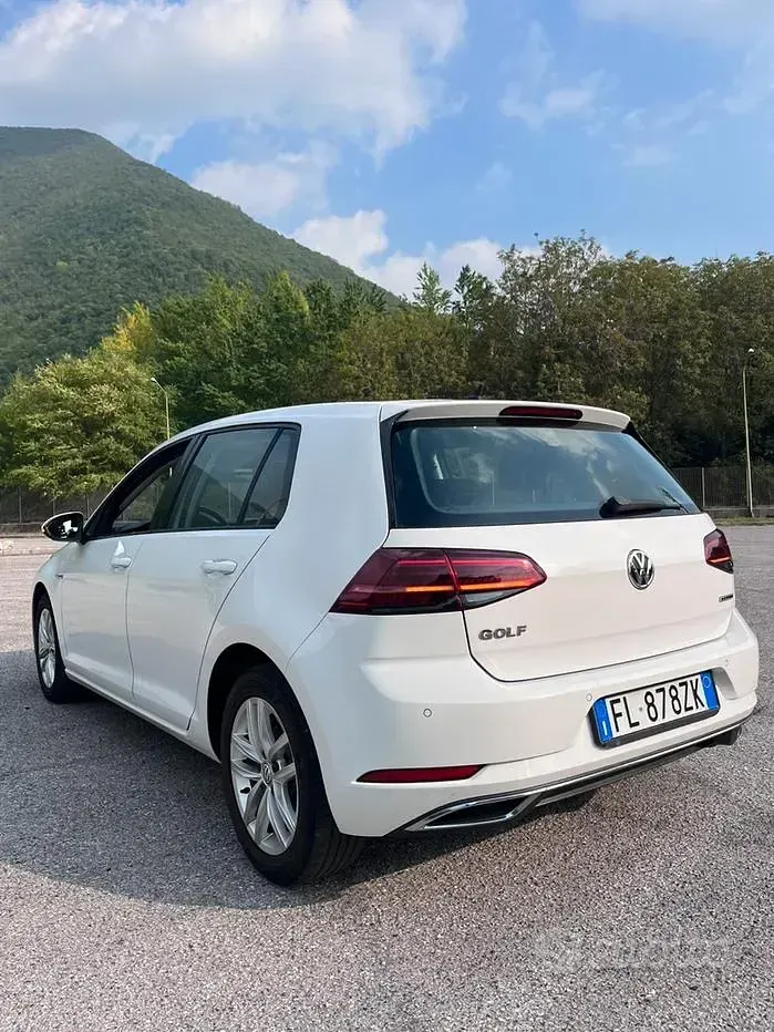 Usata VW Golf VII 110 CV (80 kW) 2017 Bianco Berlina