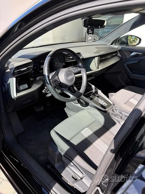 Usata Audi A3 Advanced 150 CV (110 kW) 2020 Nero Berlina