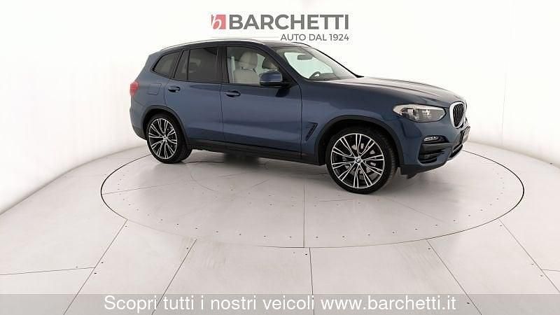 Usata BMW X3 Advantage 190 CV (139 kW) 2021 Blu SUV