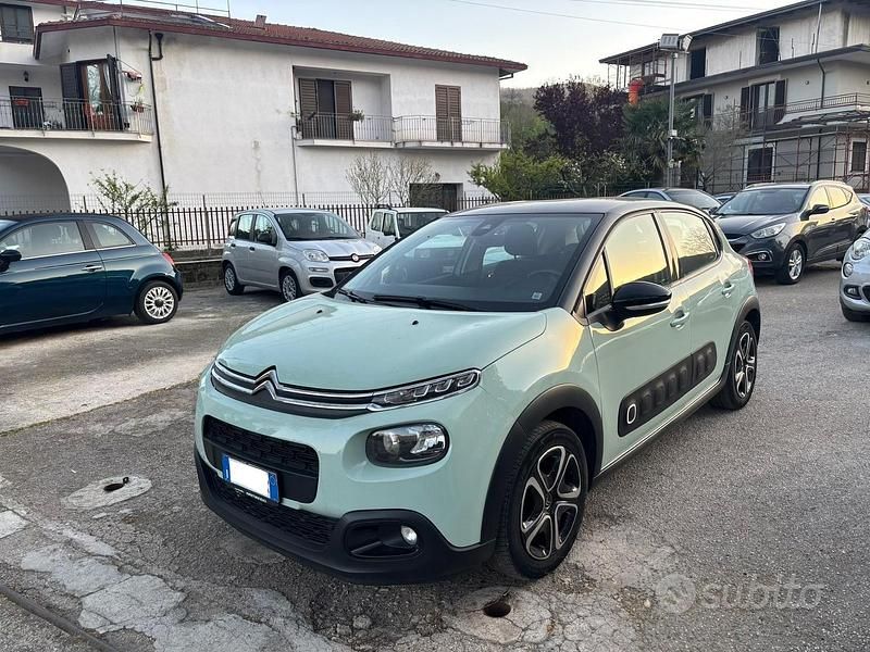 Usata Citroën C3 PureTech 67 CV (49 kW) 2018 Blu Utilitaria