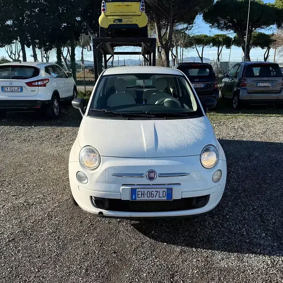 Usata Fiat 500 Lounge 69 CV (50 kW) 2010 Bianco Berlina