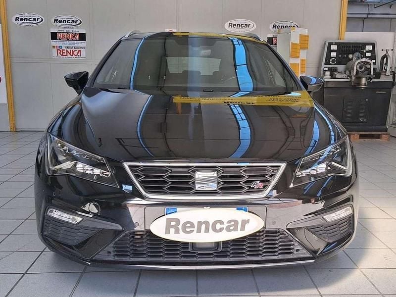 Usata Seat Leon ST FR 131 CV (96 kW) 2020 Nero micalizzato Station wagon