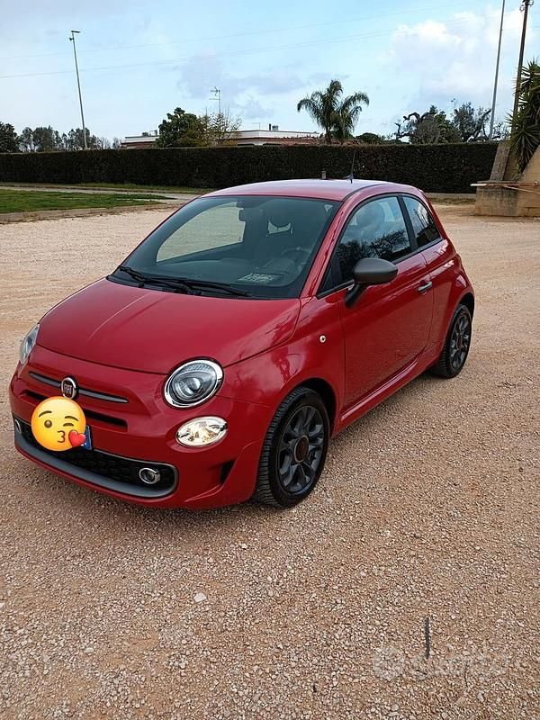 Usata Fiat 500 Sport 69 CV (50 kW) 2019 Rosso Utilitaria