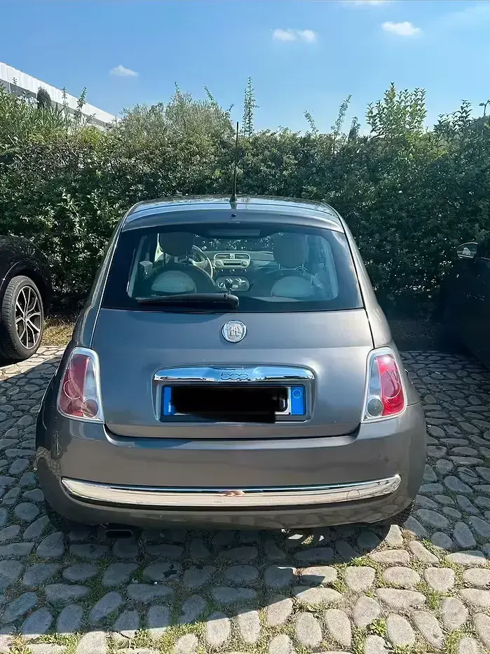 Usata Fiat 500 Lounge 69 CV (50 kW) 2010 Grigio Utilitaria