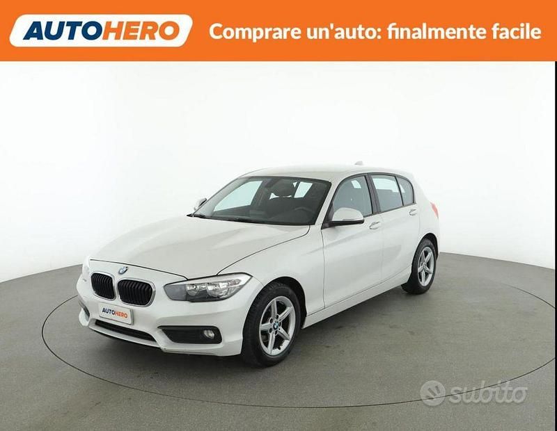 Usata BMW 116 Advantage 116 CV (85 kW) 2017 Bianco Utilitaria