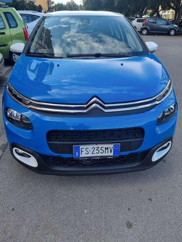 Usata Citroën C3 Feel 83 CV (61 kW) 2018 Blu/azzurro Utilitaria