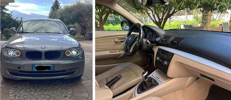 Usata BMW 118 Comfort Edition 143 CV (105 kW) 2009 Grigio Utilitaria