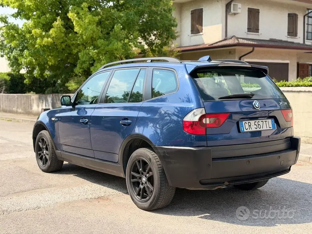 Usata BMW X3 150 CV (110 kW) 2005 Blu SUV