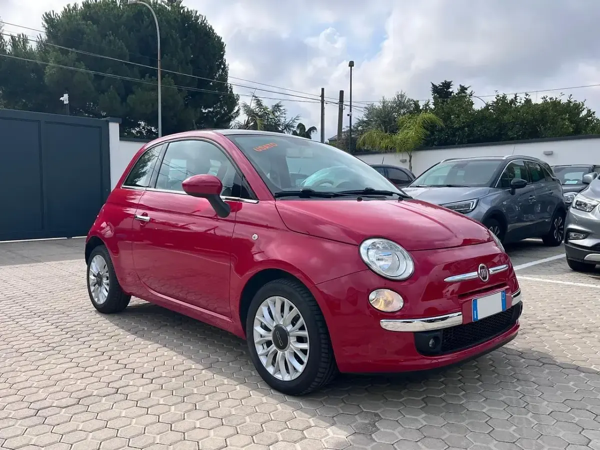 Usata Fiat 500 Lounge 95 CV (69 kW) 2016 Rosso Berlina