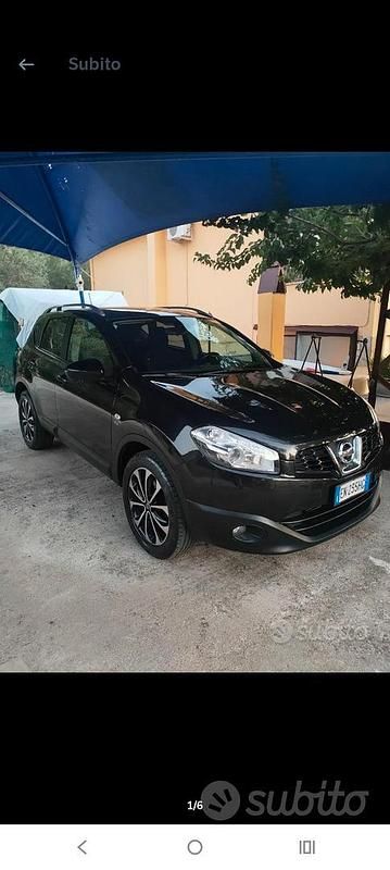 Usata Nissan Qashqai 115 CV (84 kW) 2012 Nero SUV