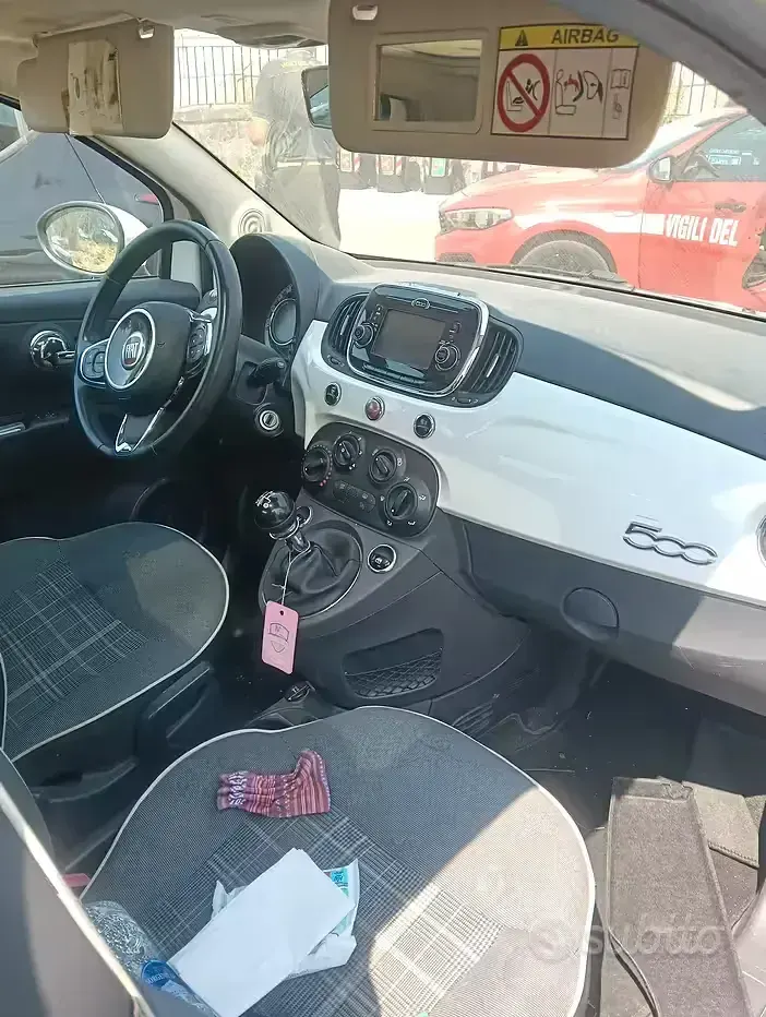 Usata Fiat 500 69 CV (50 kW) 2016 Bianco Utilitaria