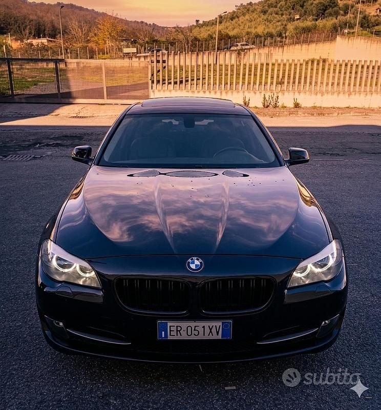 Usata BMW 525 Efficient Dynamics 218 CV (160 kW) 2013 Nero Berlina