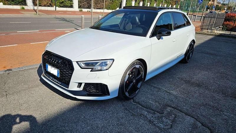Usata Audi RS3 Ambiente 400 CV (294 kW) 2018 Bianco Berlina