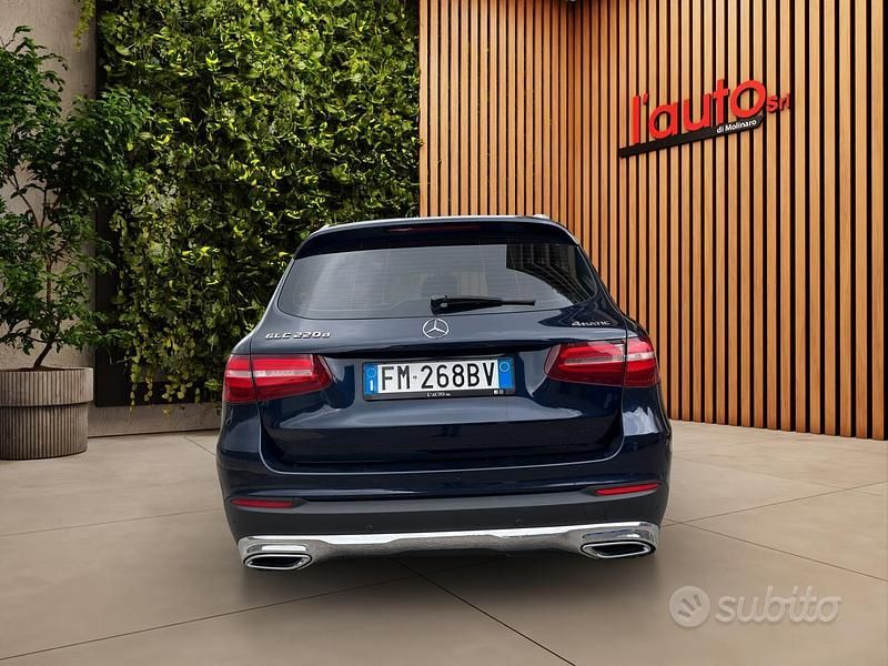 Usata Mercedes GLC220 170 CV (125 kW) 2018 Blu SUV