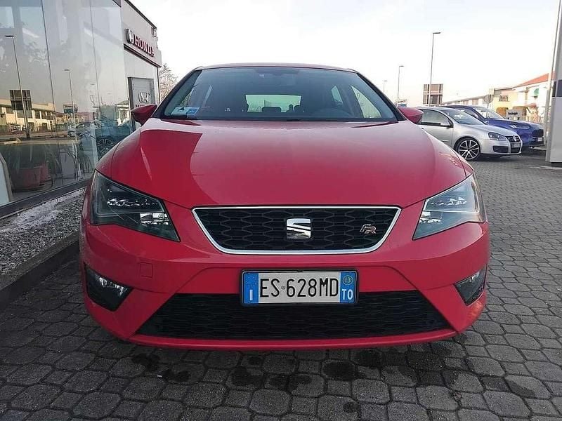 Usata Seat Leon FR 150 CV (110 kW) 2013 Rosso Berlina