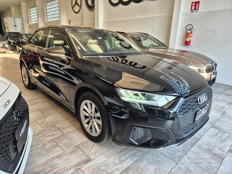 Usata Audi A3 Advanced 116 CV (85 kW) 2021 Nero Berlina