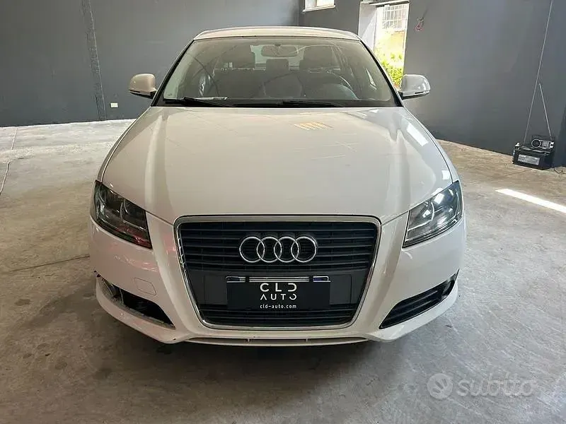Usata Audi A3 Sportback Ambition 2010 Bianco Utilitaria