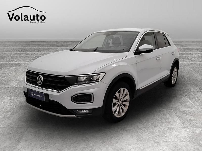 Usata VW T-Roc Advance 116 CV (85 kW) 2019 White silver SUV