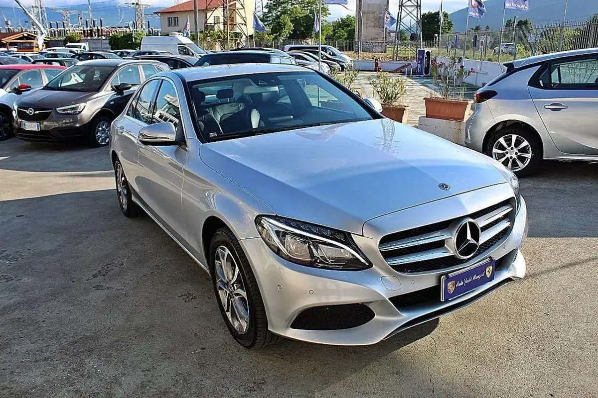 Usata Mercedes C220 Premium 170 CV (125 kW) 2019 Argento Berlina