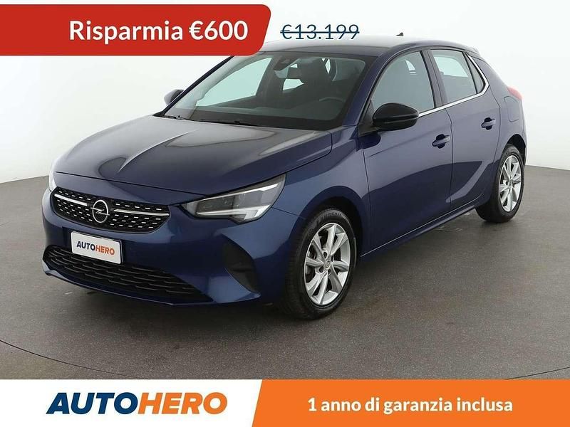 Blu/azzurro Usata 2021 Opel Corsa Elegance Due volumi | 12.599 € (Buon prezzo) - Immagine 1/3