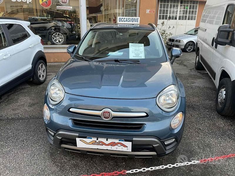 Usata Fiat 500X Cross 120 CV (88 kW) 2018 Blu SUV