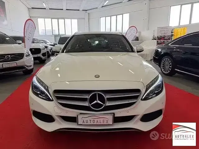 Usata Mercedes C220 Premium 170 CV (125 kW) 2014 Bianco Station wagon