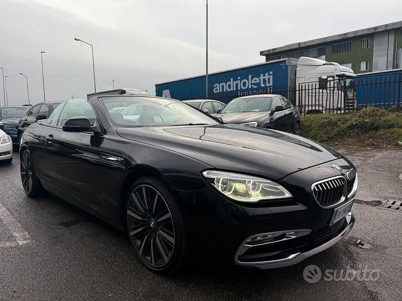 Usata BMW 640 Cabriolet 313 CV (230 kW) 2017 Nero Cabrio