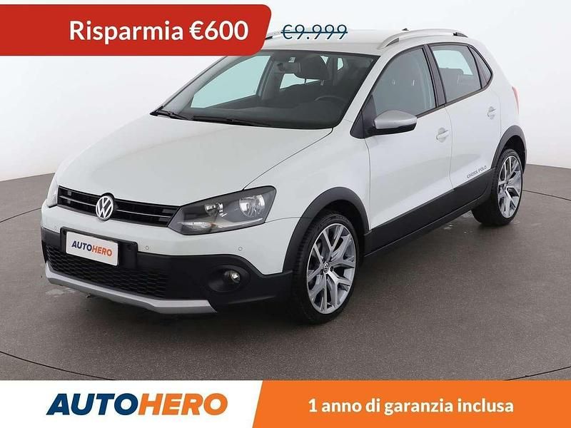 Bianco Usata 2016 VW Polo Cross Due volumi | 9399 € (Buon prezzo) - Immagine 1/3