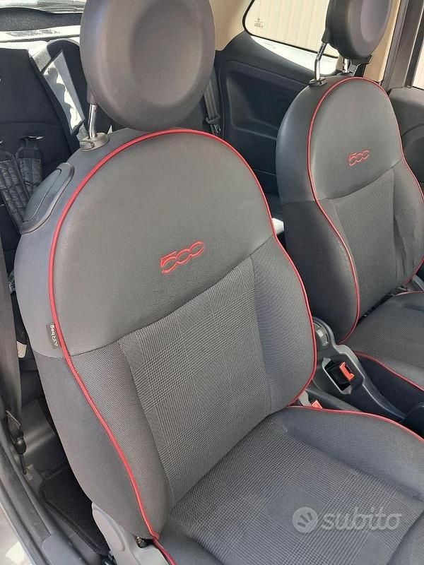 Usata Fiat 500 Lounge 69 CV (50 kW) 2015 Grigio Utilitaria