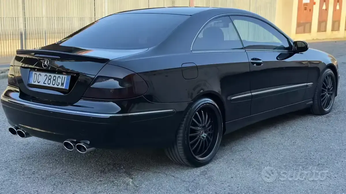 Usata Mercedes CLK220 Avantgarde 150 CV (110 kW) 2006 Nero Coupé