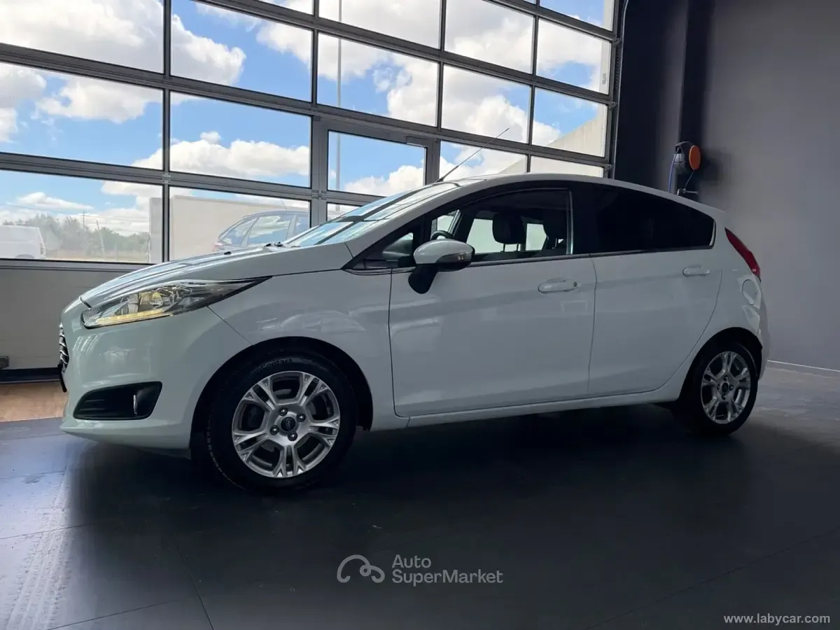 Usata Ford Fiesta Titanium 75 CV (55 kW) 2017 Bianco Utilitaria