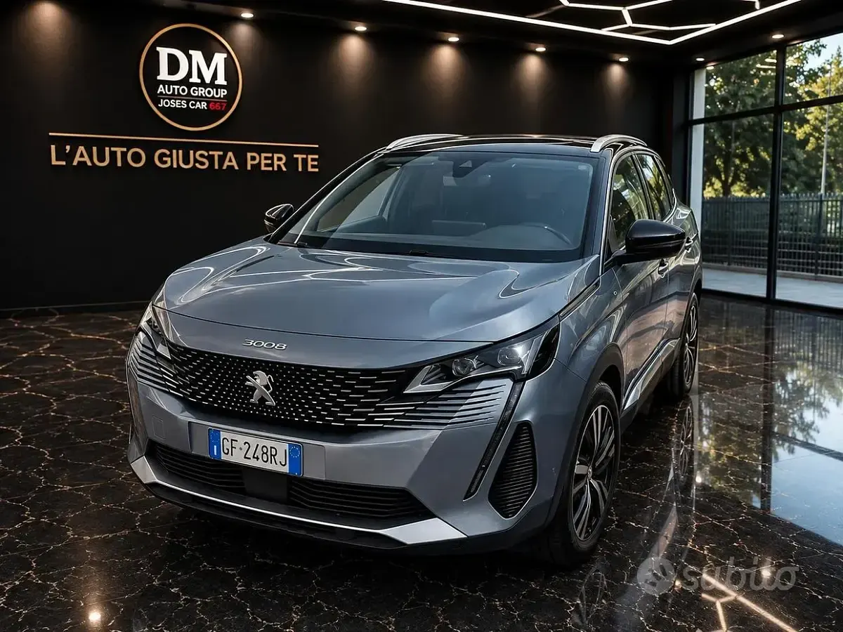 Usata Peugeot 3008 GT 131 CV (96 kW) 2021 Grigio SUV