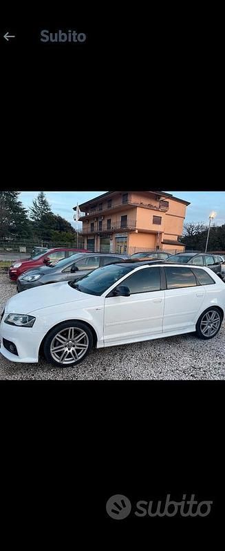 Usata Audi A3 S-Line 170 CV (125 kW) 2010 Bianco Berlina