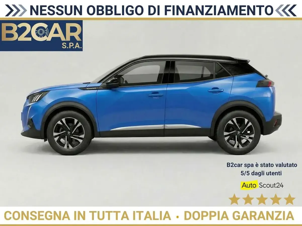 Usata Peugeot e-2008 GT 100 kW (136 CV) 2020 Blu/azzurro SUV