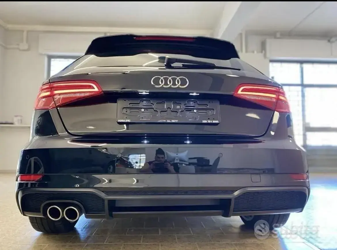 Usata Audi A3 150 CV (110 kW) 2018 Nero Berlina