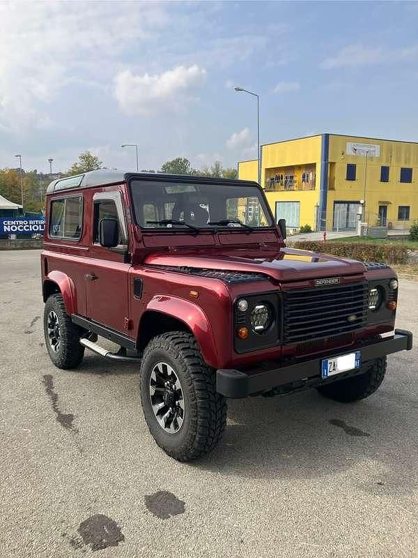 Rosso Usata 2003 Land Rover Defender SE Station wagon | 26.500 € (Buon prezzo) - Immagine 1/4