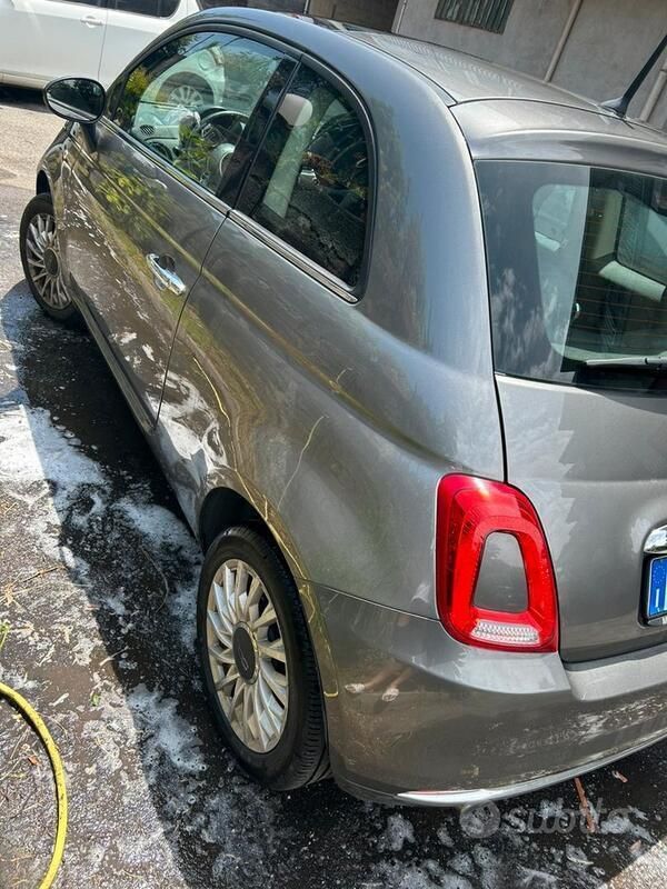 Usata Fiat 500 Lounge 69 CV (50 kW) 2016 Grigio Utilitaria