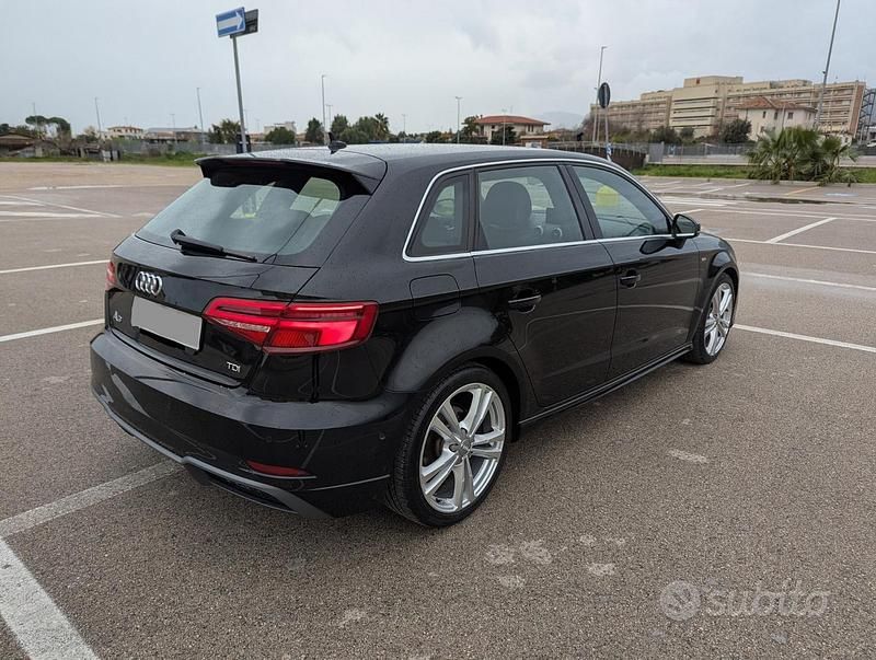 Usata Audi A3 S-Line 150 CV (110 kW) 2018 Nero Berlina