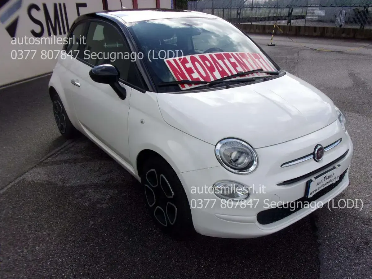 Usata Fiat 500 Club 69 CV (50 kW) 2022 Bianco Utilitaria