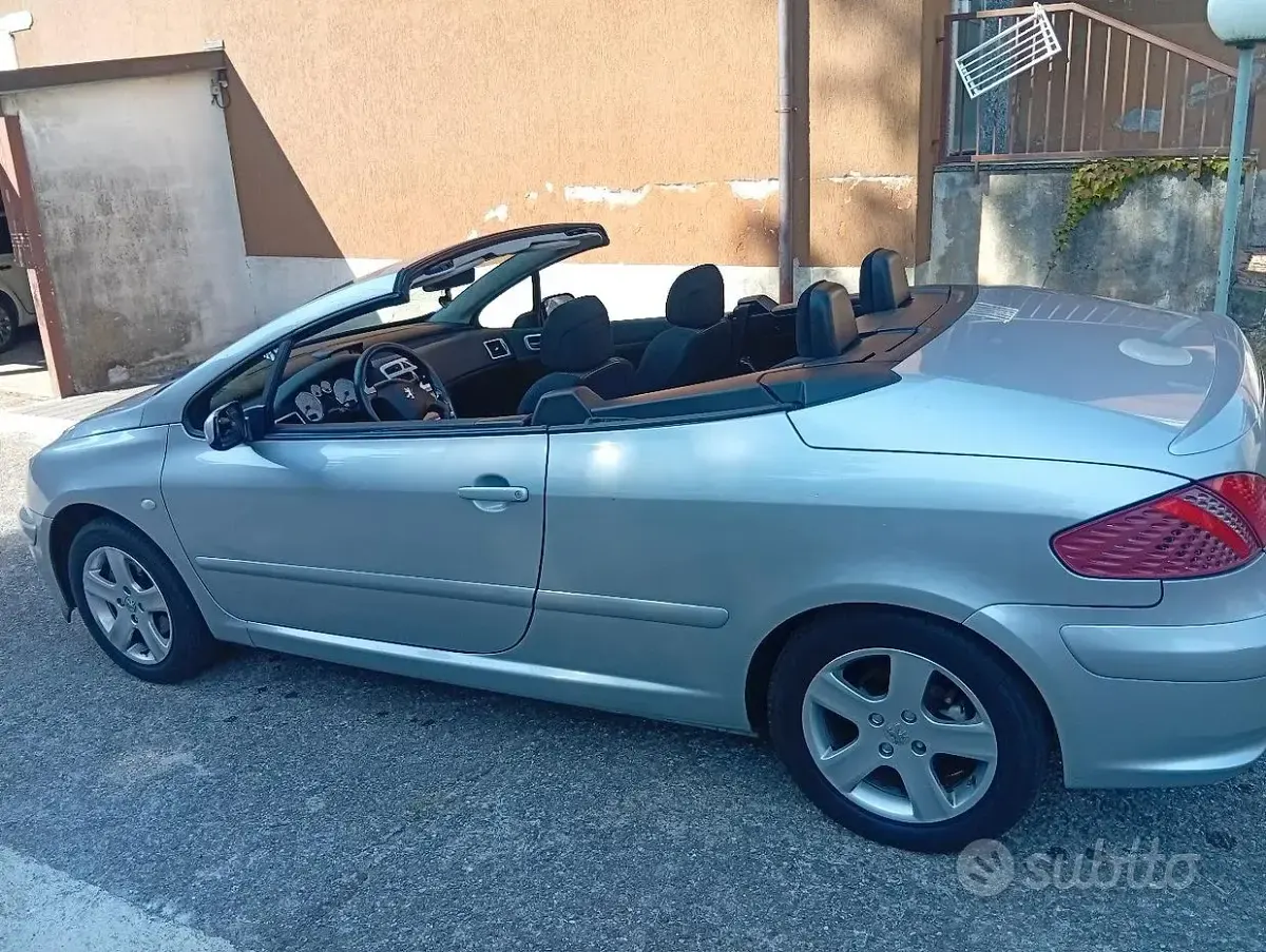 Usata Peugeot 307 CC 109 CV (80 kW) 2004 Grigio Cabrio