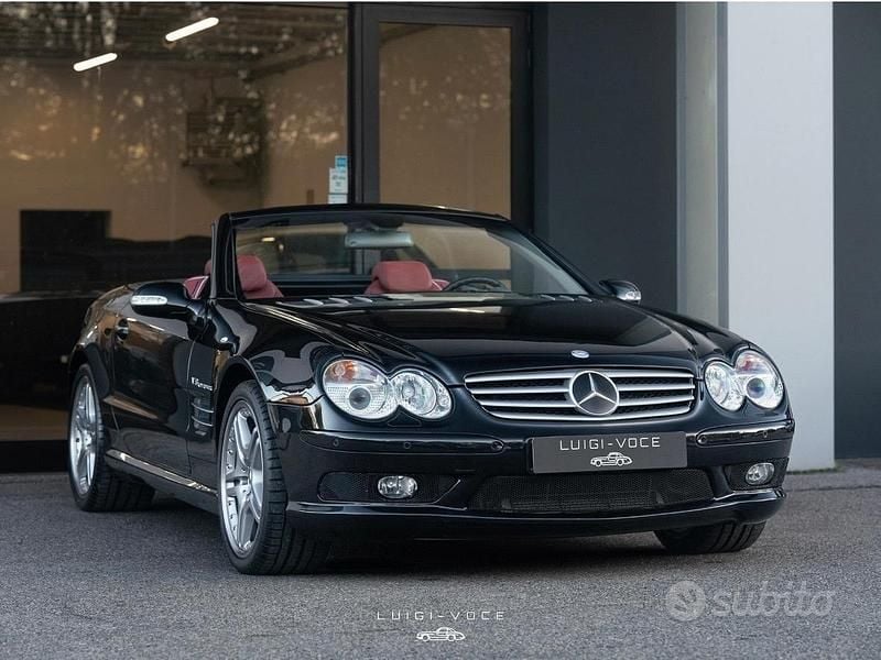 Usata Mercedes SL55 AMG AMG 500 CV (367 kW) 2002 Nero Cabrio
