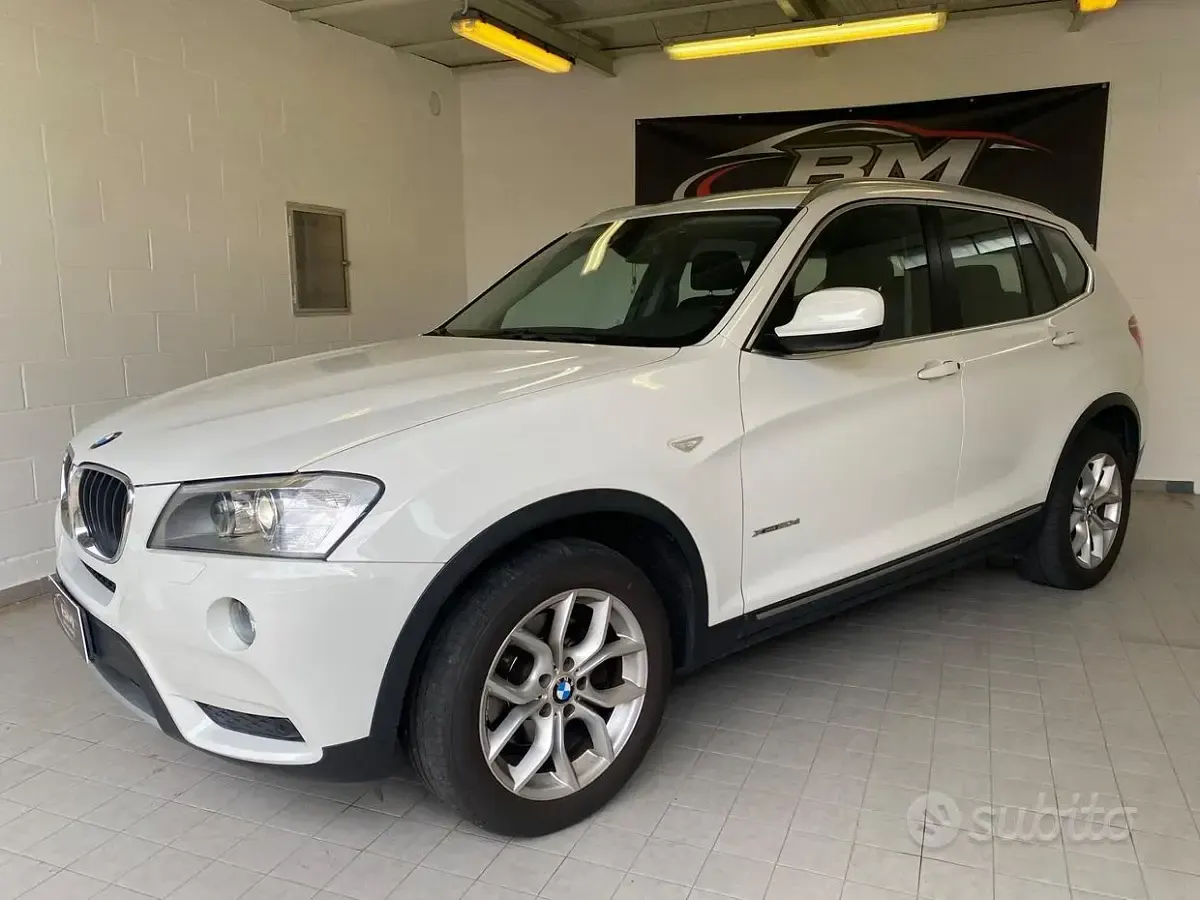 Usata BMW X3 Efficient Dynamics 184 CV (135 kW) 2014 Bianco SUV