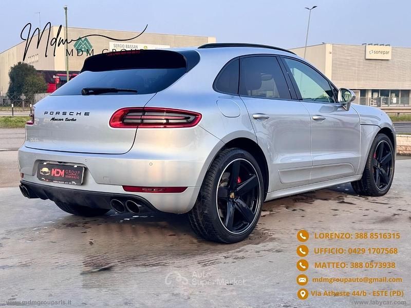 Usata Porsche Macan Turbo Performance Package 441 CV (324 kW) 2017 Grigio SUV