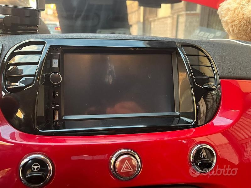 Usata Fiat 500 Pop 75 CV (55 kW) 2009 Rosso Cabrio