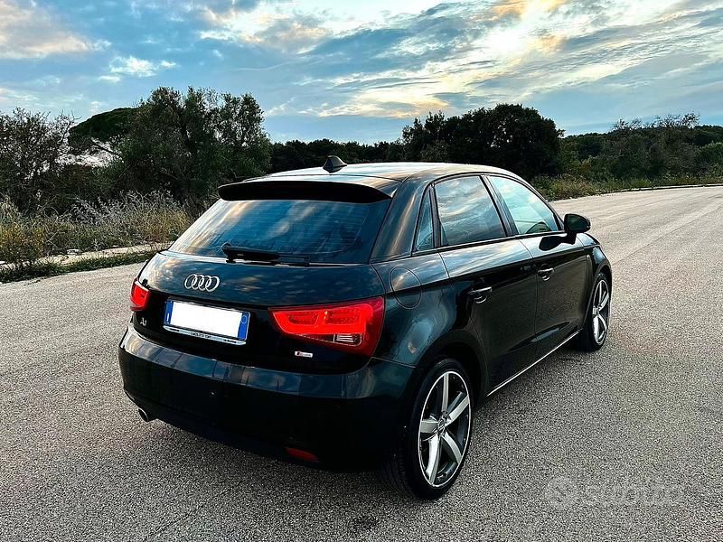 Usata Audi A1 Sportback S-Line 90 CV (66 kW) 2015 Nero Utilitaria
